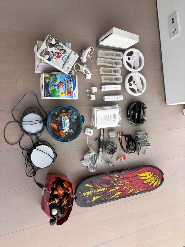 Nintendo Wii + jeux + accessoires, Enlèvement