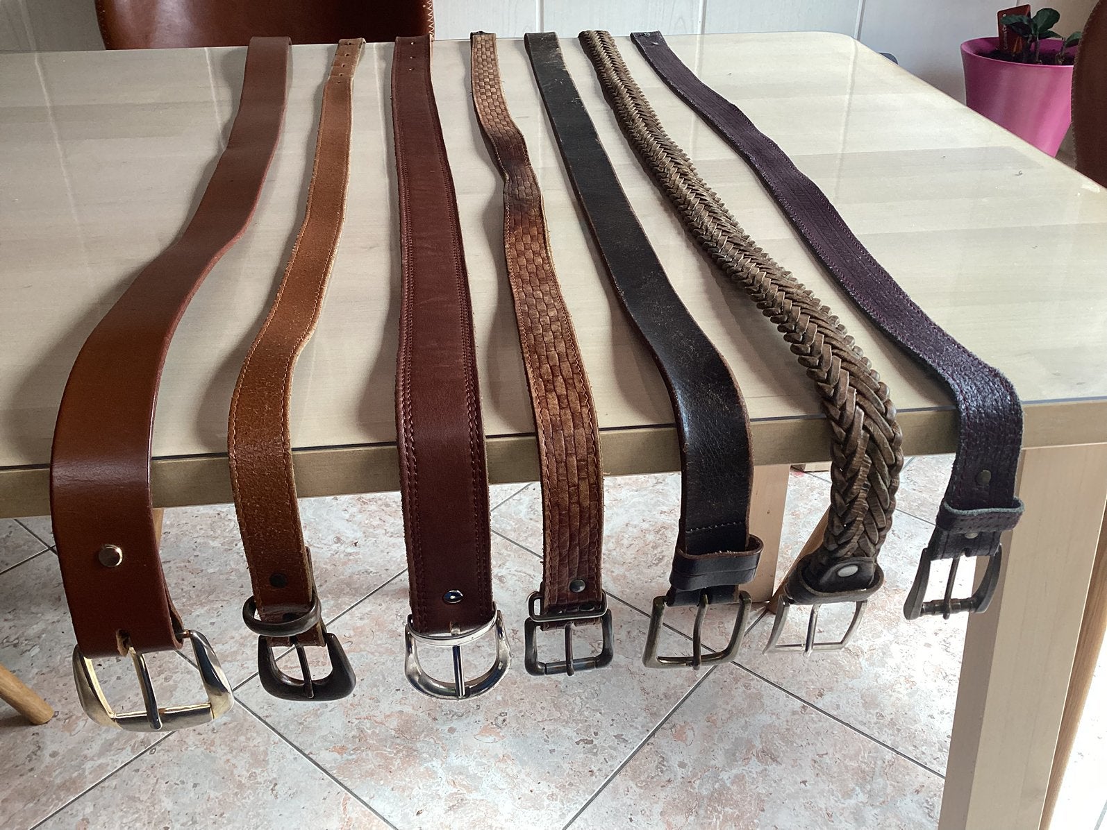 7 bracelets en cuir, Vêtements | Hommes, Ceintures, Enlèvement, Porté