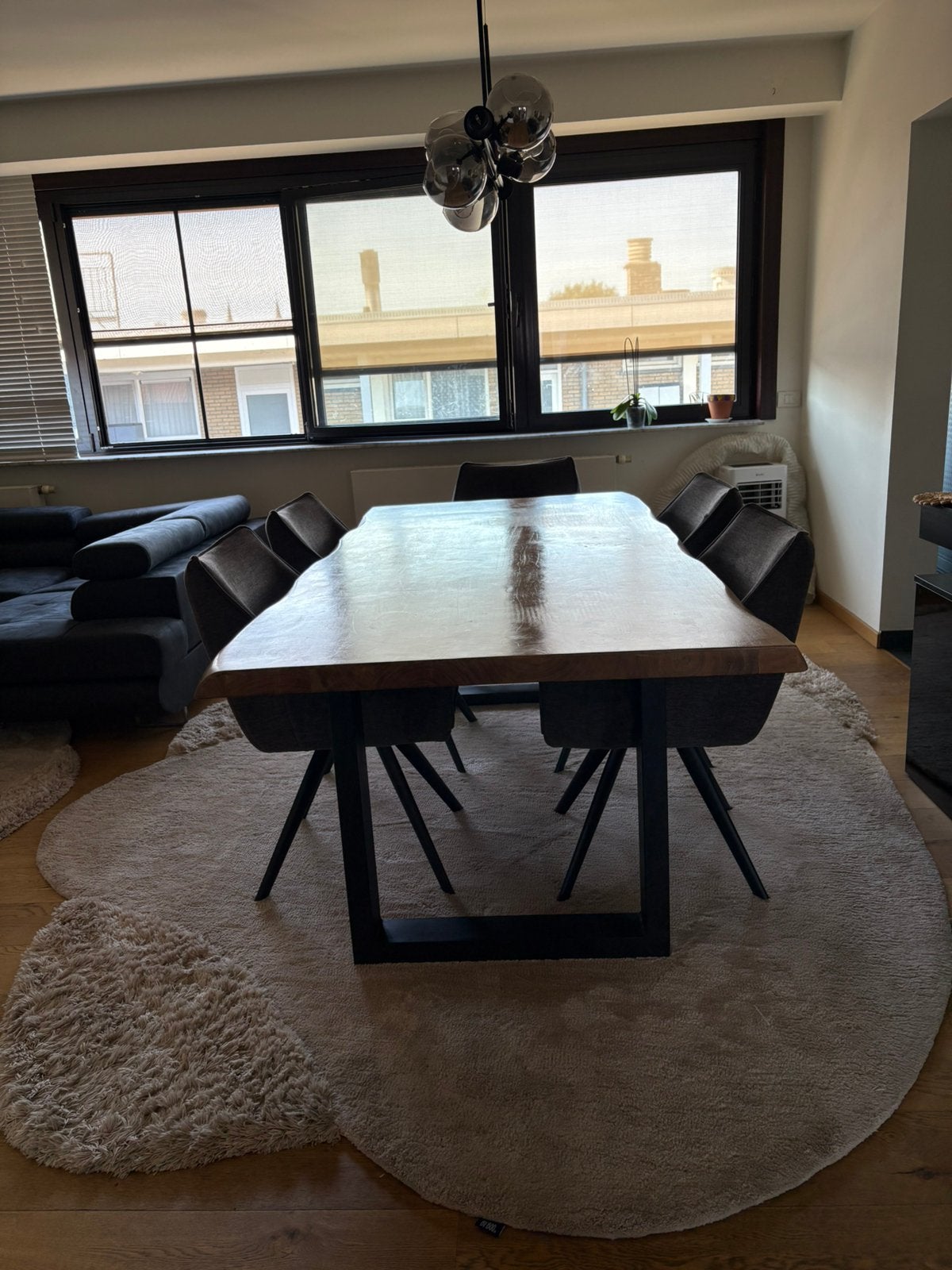 Eettafel met 6 stoelen, Ophalen of Verzenden, Zo goed als nieuw