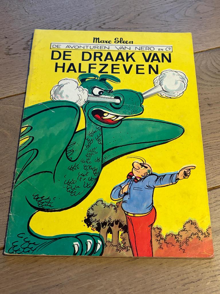 Nero en Co - De draak van halfzeven, Eén stripboek, Ophalen of Verzenden, Gelezen, Marc Sleen