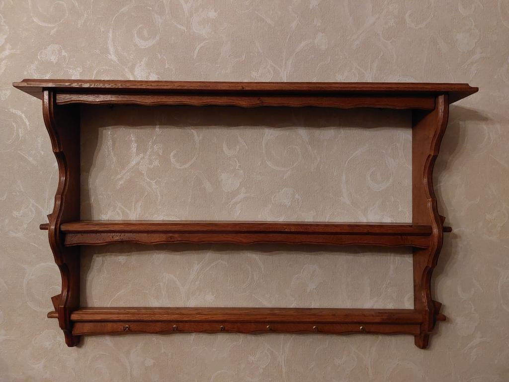 Houten muurrekje voor sierobjecten, Huis en Inrichting, Woonaccessoires | Wandplanken en Boekenplanken, Zo goed als nieuw, Ophalen of Verzenden