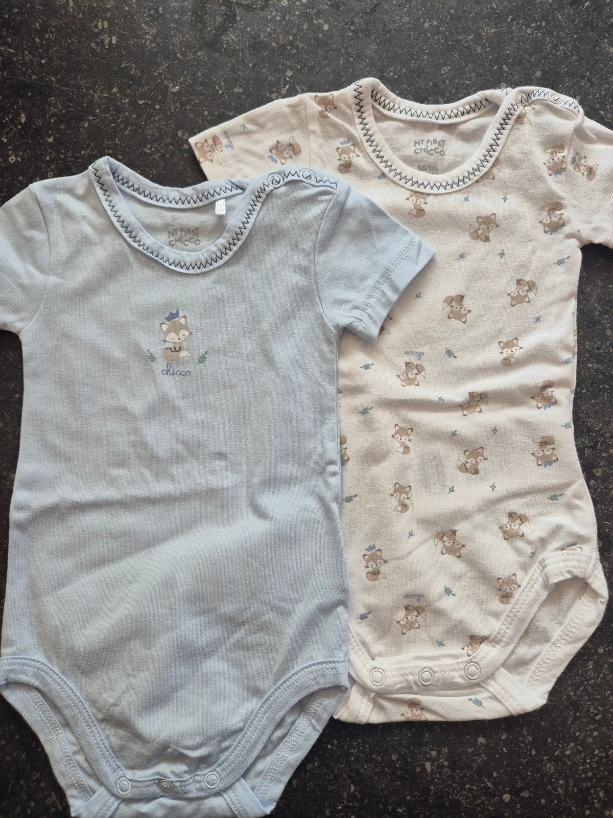chicco set rompertjes maat 56, Kinderen en Baby's, Nacht- of Onderkleding, Jongetje of Meisje, Nieuw, Ophalen of Verzenden