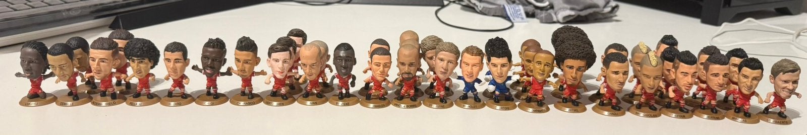 Voetbalpoppetjes - Soccerstarz - selectie Rode Duivels 2015, Ophalen, Zo goed als nieuw