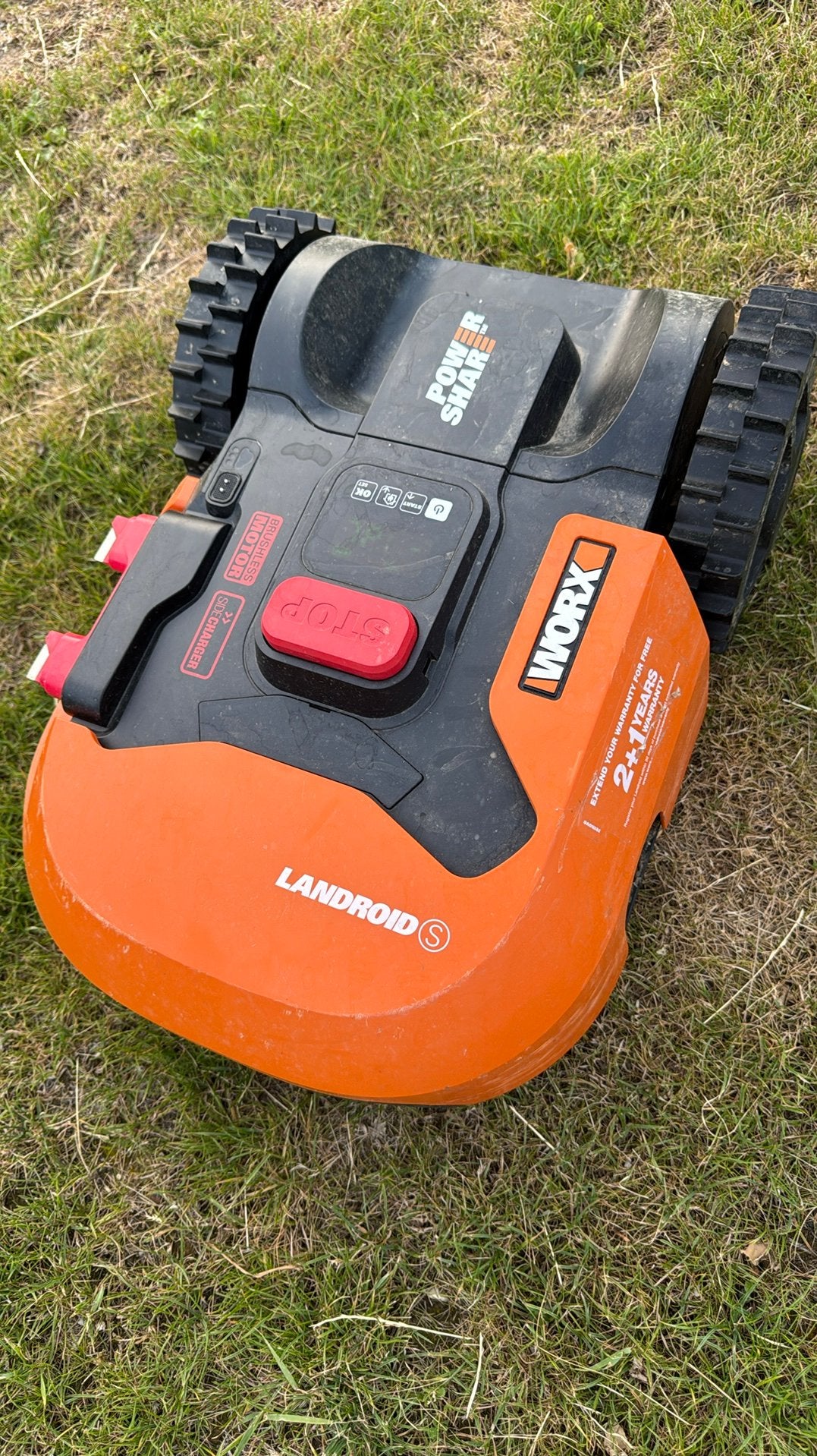 Robot tondeuse Worx Landroid S, Jardin & Terrasse, Enlèvement ou Envoi, Utilisé, Moins de 20 cm, Contrôlable via l'application
