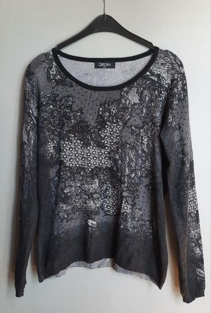 Pull à manches longues Cristina « L/XL », Cristina, Enlèvement ou Envoi, Taille 42/44 (L)