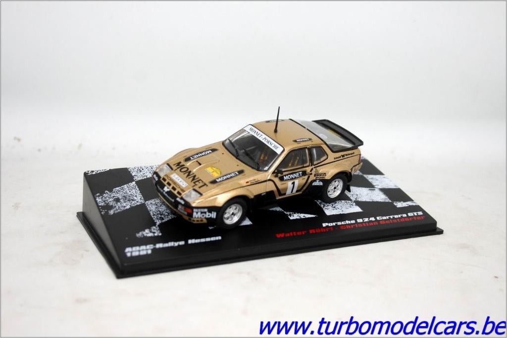 Porsche 924 Carrera GTS Rally 1/43 Altaya, Hobby & Loisirs créatifs, Voitures miniatures | 1:43, Neuf, Voiture, Autres marques
