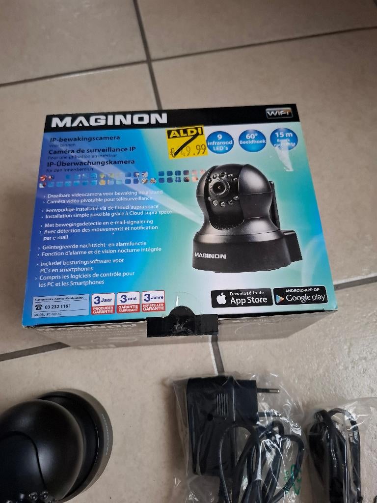 IP-bewakingscamera voor binnen "Maginon", Ophalen, Nieuw