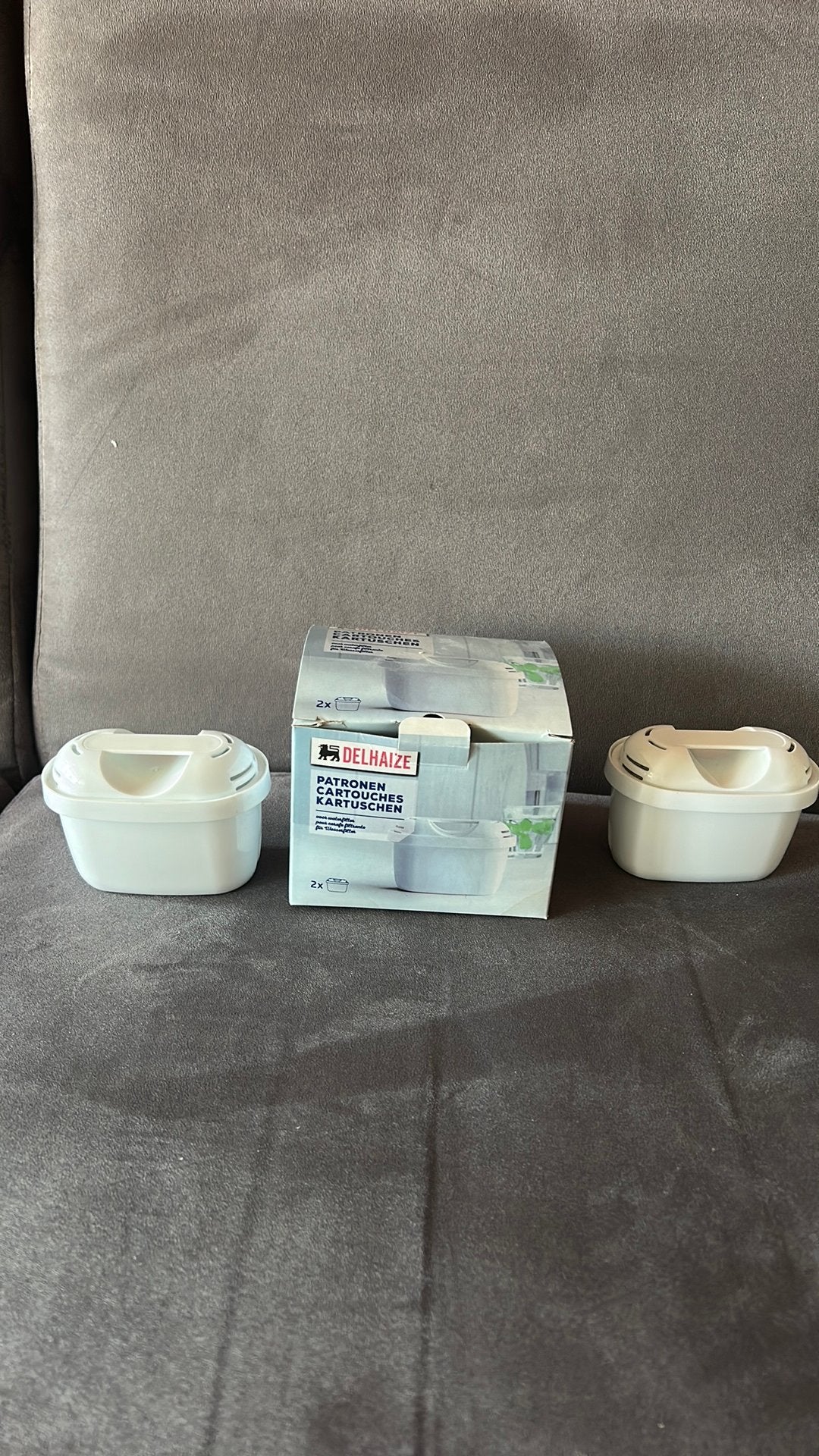 2 cartouches filtrantes pour carafe Delhaize, Enlèvement, Neuf