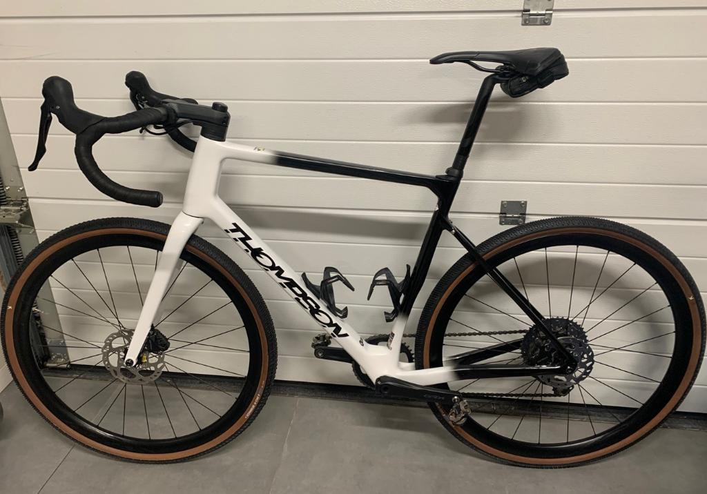 Koersfiets Thompson, Carbon, 10 tot 15 versnellingen, Heren, 49 tot 53 cm