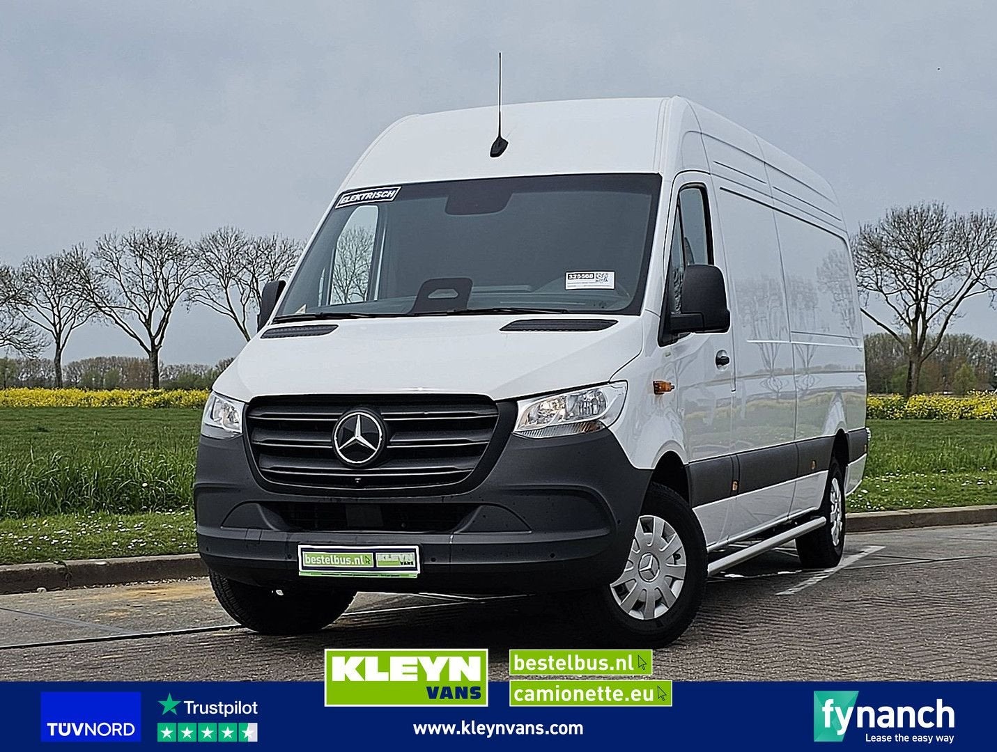 Mercedes-Benz ESPRINTER 320 300Km WLTP 81kWh, Auto's, Bestelwagens en Lichte vracht, Automaat, Wit, Mercedes-Benz, Cruise Control