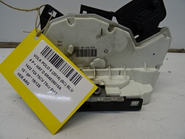 SERRURE DE PORTE ARRIÈRE GAUCHE Polo V (6R) (6R4839015A), Autos : Pièces & Accessoires, Arrière, Volkswagen, Volkswagen AG, Utilisé