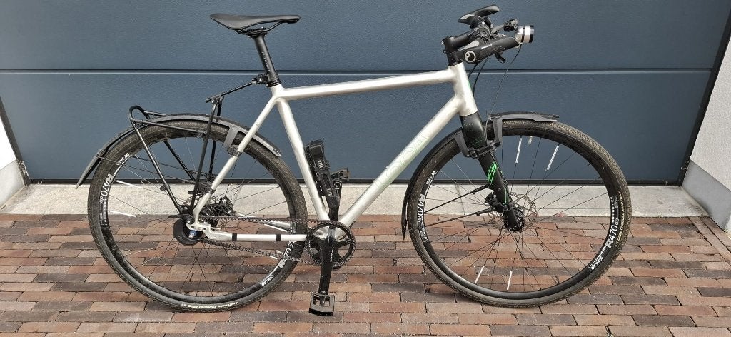 Sportieve stadsfiets - riem - DI-2 Alfine 11 naaf, Vitesses, 49 à 53 cm, Comme neuf, Enlèvement