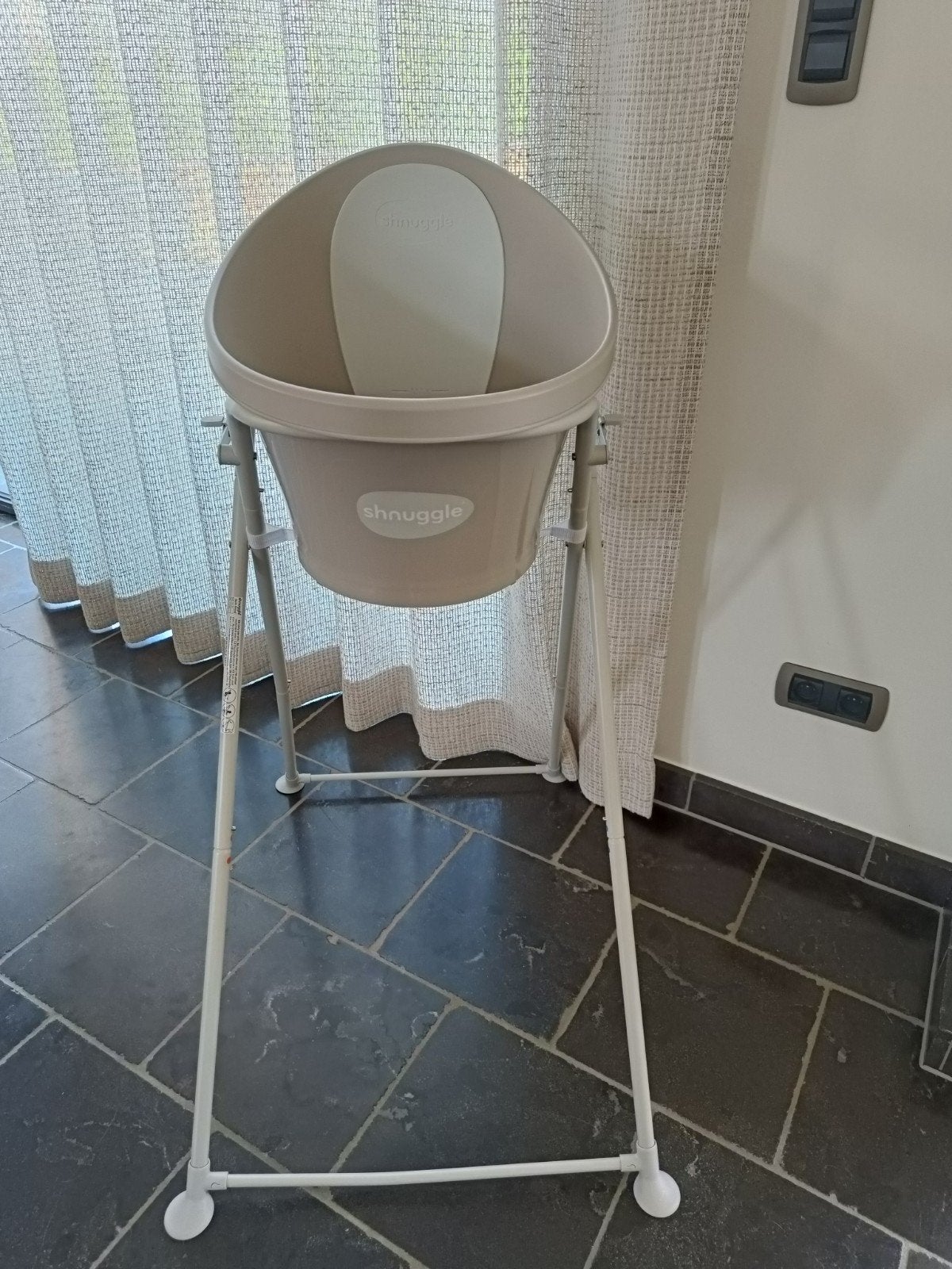 Babybadje van 'Shnuggle' incl. staander, Enfants & Bébés, Bains & Soins, Comme neuf, Baignoire, Autres marques, Enlèvement