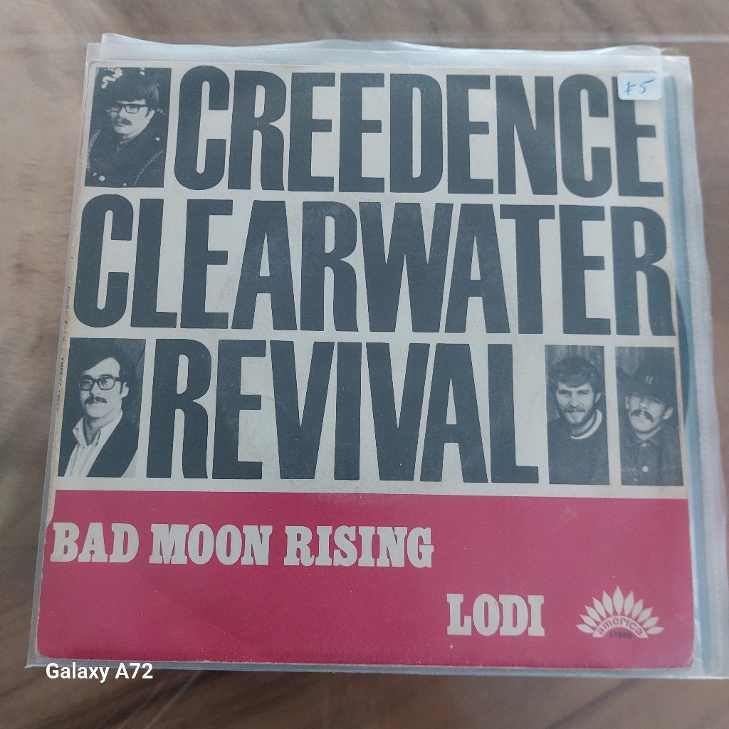 creedence clearwater revival bad moon rising, Enlèvement ou Envoi, 7 inch, Utilisé, Rock et Metal
