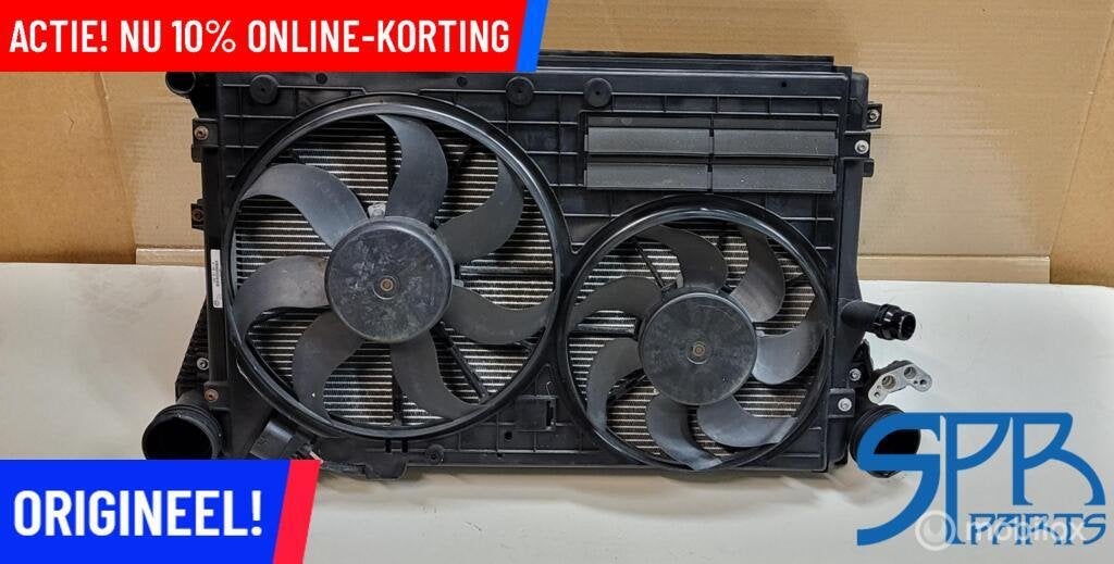 VW Golf AUDI A3 RADIATEUR SET KOELERPAKKET 2.0 TDi KOELERSET, Auto-onderdelen, Audi, Gebruikt, Audi, Ophalen of Verzenden