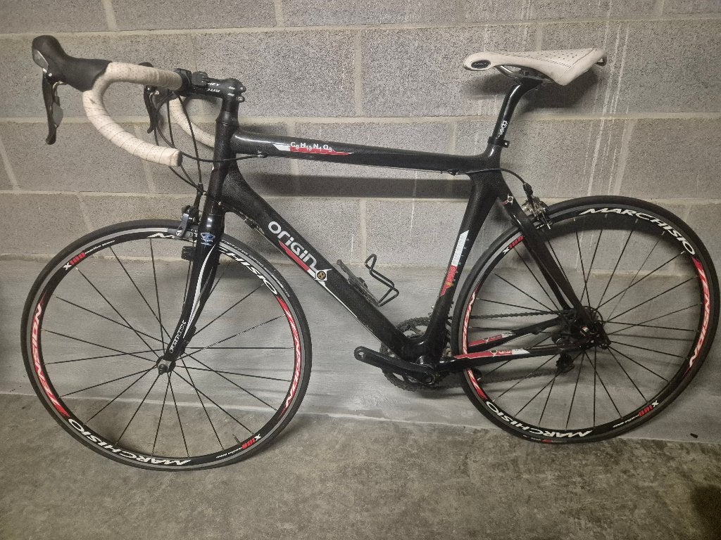 Koersfiets Heren Origin8, Fietsen en Brommers, Gebruikt, Carbon, 53 tot 57 cm, Ophalen