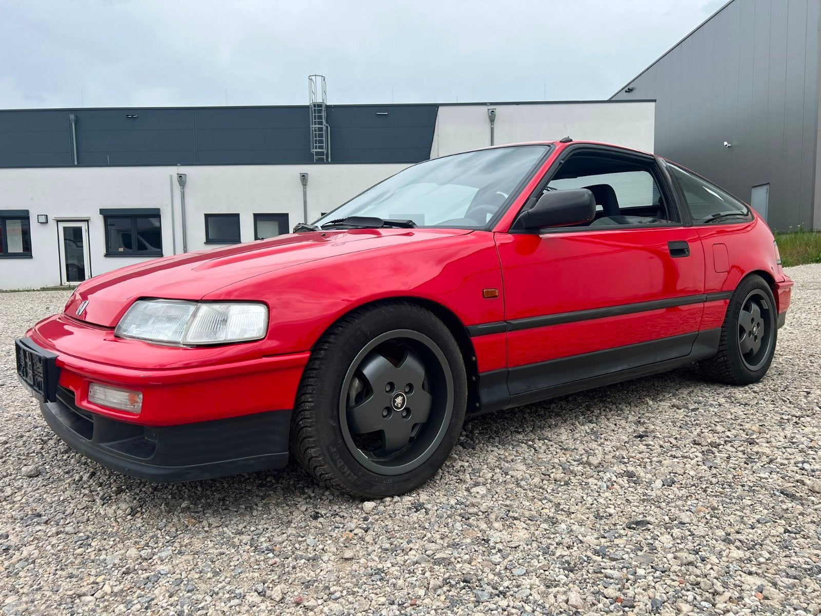 honda crx 1,6 124cv ED9, Autos, Rouge, Achat, Boîte manuelle, Noir