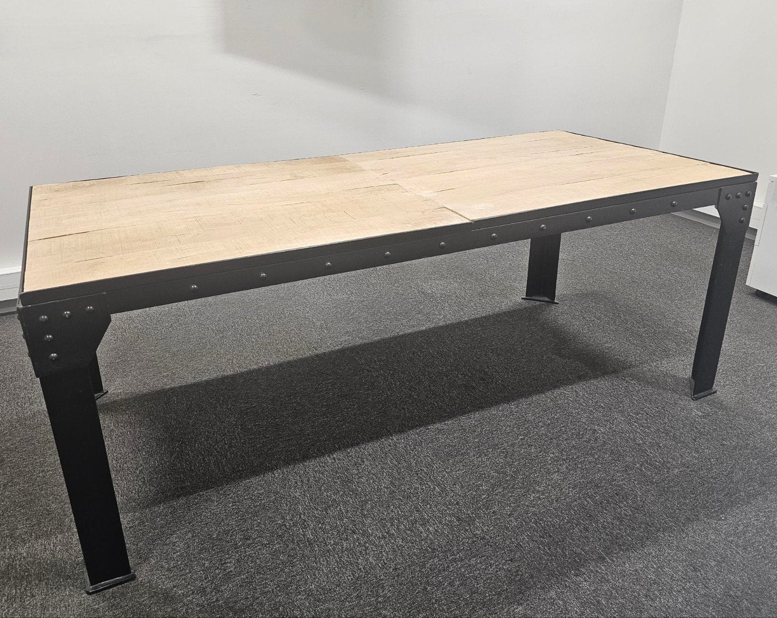 Table acier et bois, Enlèvement