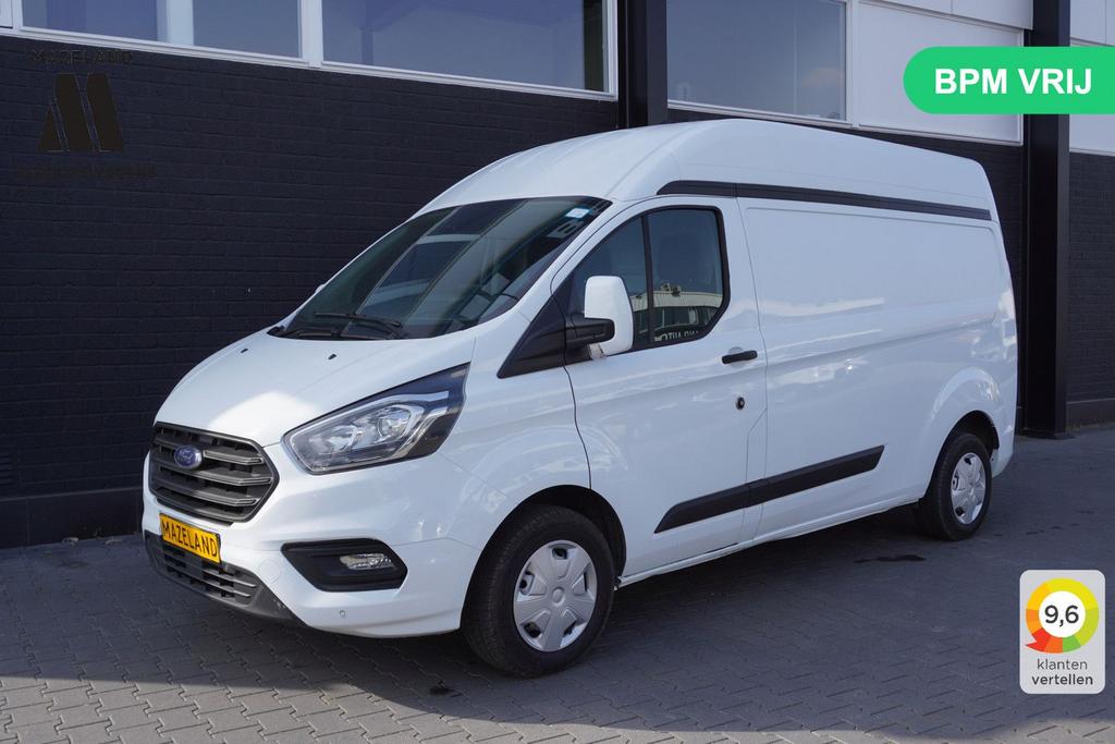 Ford Transit Custom 2.0 TDCI 130PK L2H2 - EURO 6 - Airco - C, Electronic Stability Program (ESP), Wit, Bedrijf, Ford