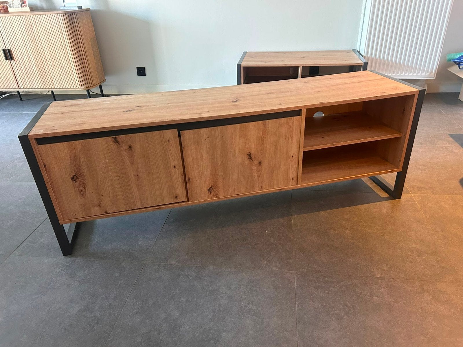 Tv kast + salon tafel, Huis en Inrichting, Ophalen, Gebruikt, Minder dan 100 cm