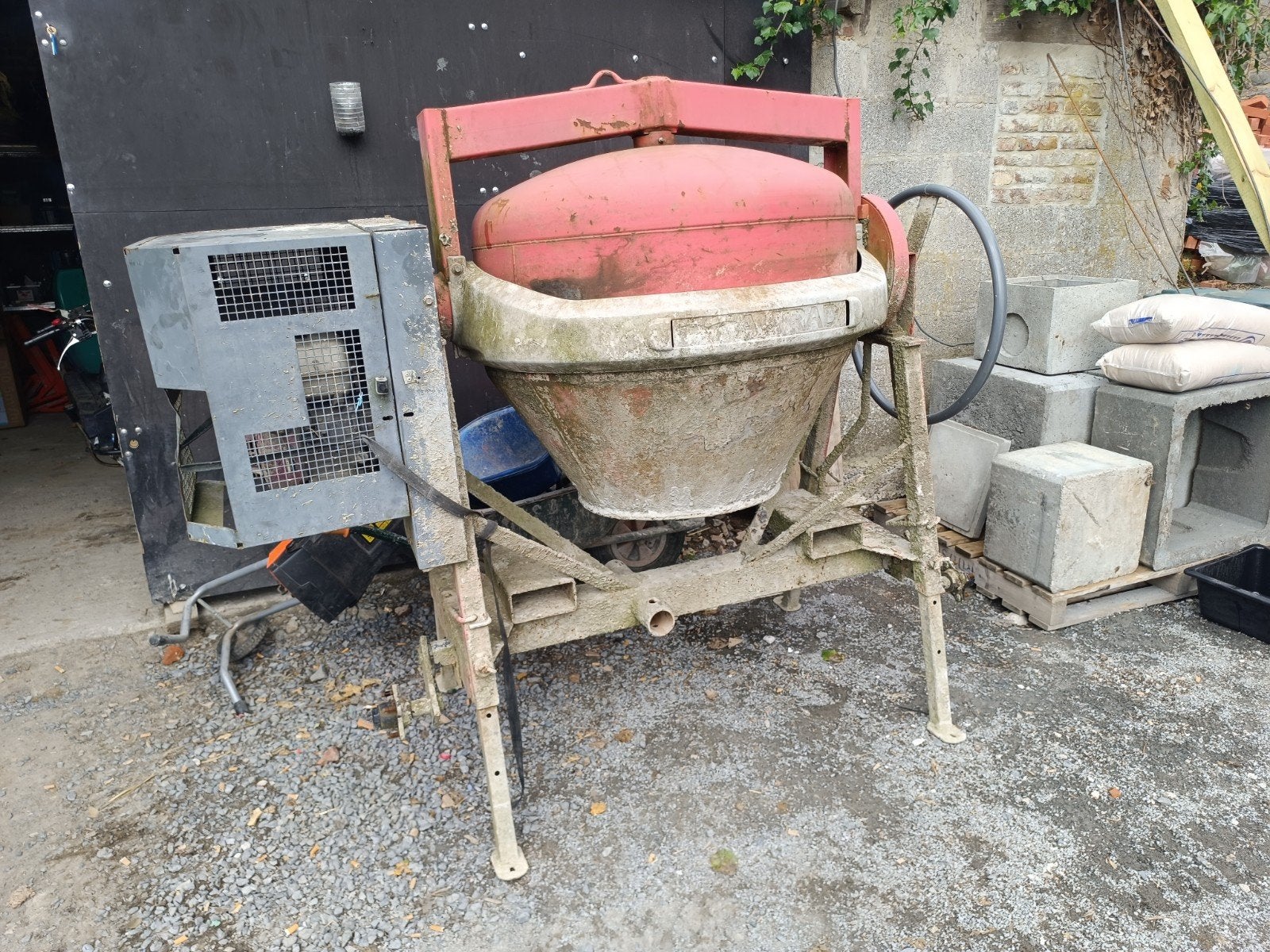 bétonnière 350l honda