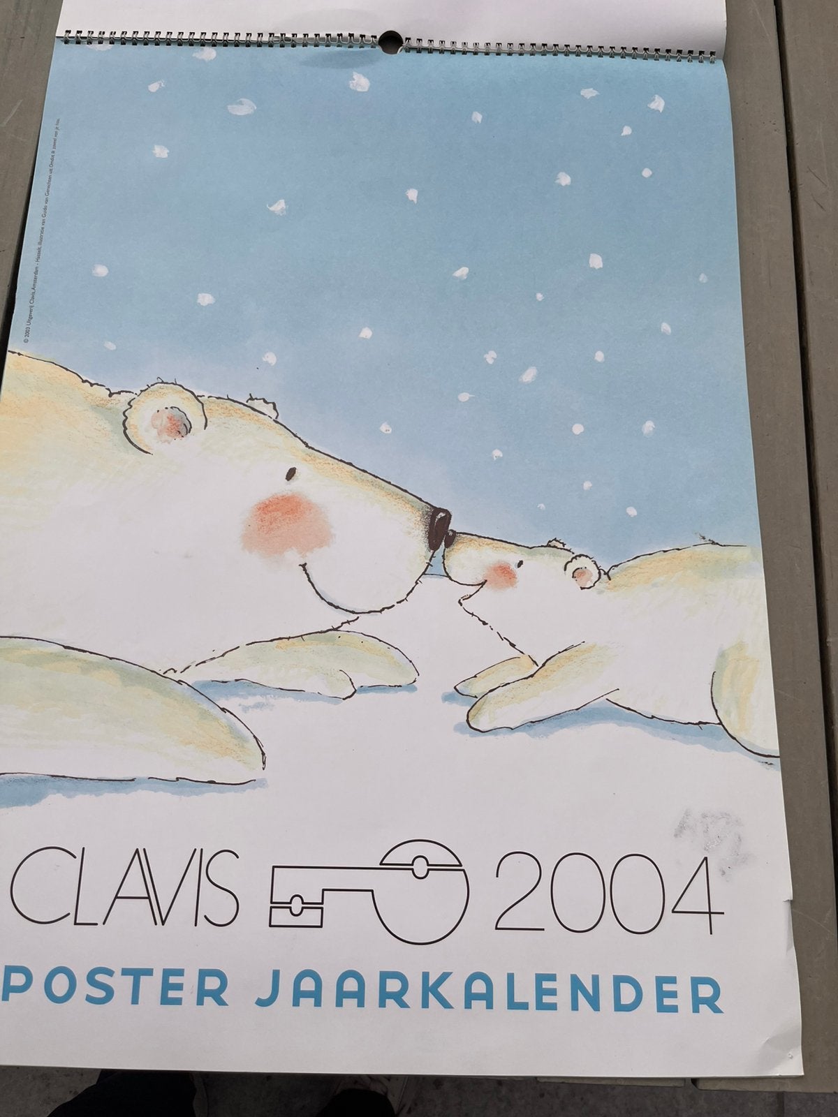 Kalender clavis, Enlèvement, Utilisé