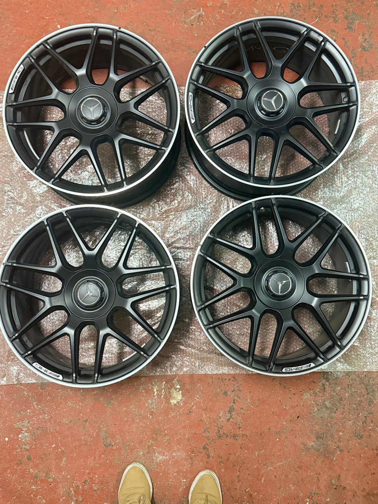 4 Jantes origines Mercedes-amg 19, Autos : Pièces & Accessoires, Pneus & Jantes, Enlèvement, 19 pouces, Jante(s)