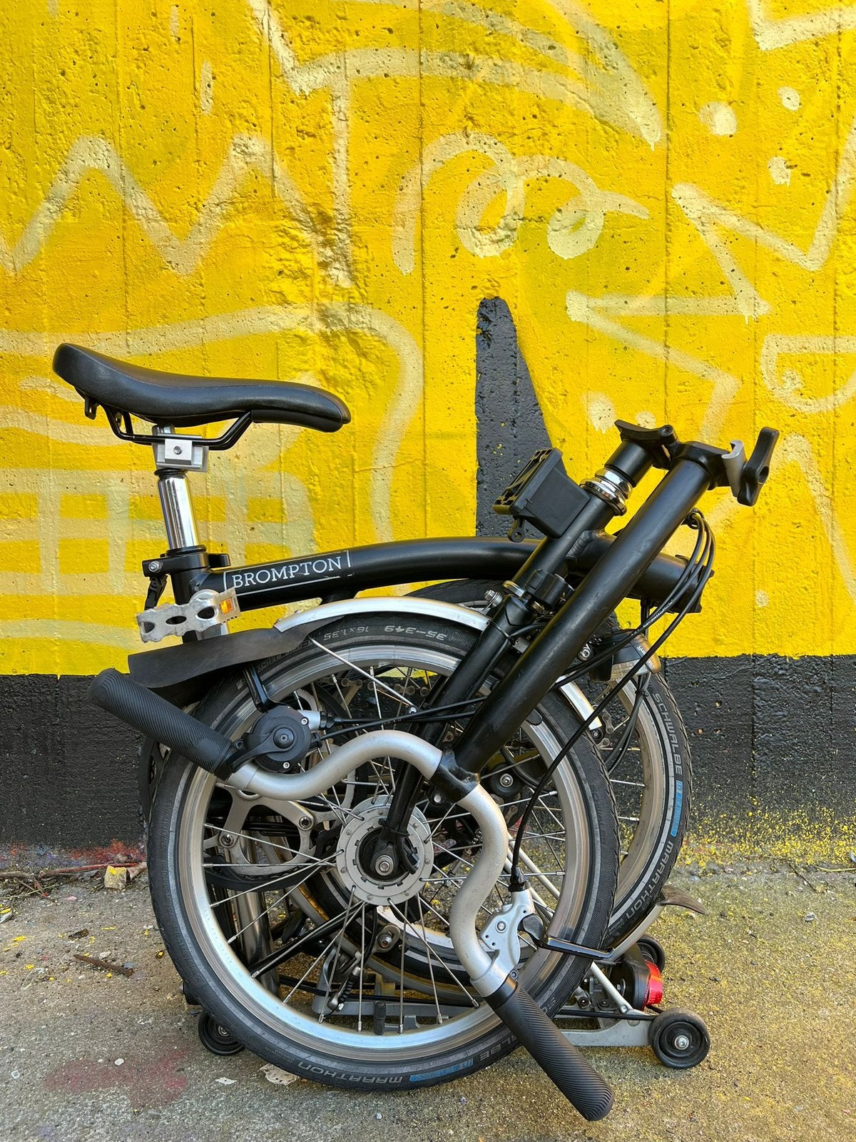 Brompton H3R Vouwfiets/Polooifiets, Ophalen, Zo goed als nieuw