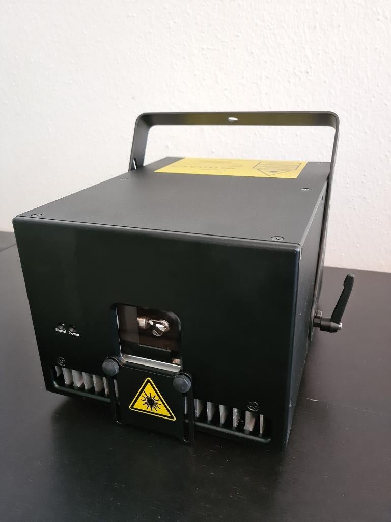 4 watt RGB 40K Full color ILDA laser projector met flightcas, Enlèvement ou Envoi, Neuf, Laser, Couleur
