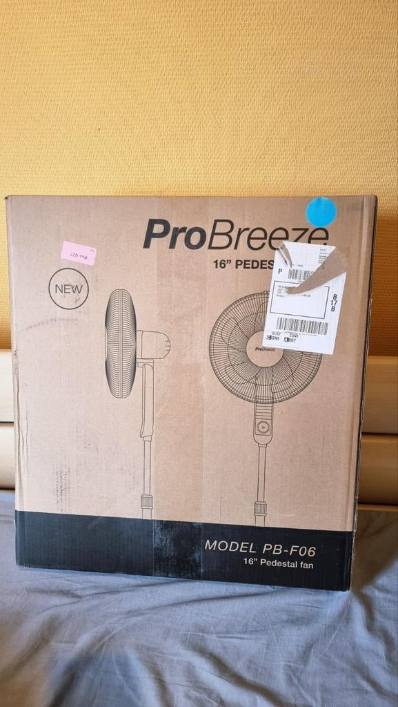 Pro Breeze krachtige staande ventilator van 55 W Ø 40 cm, Ophalen of Verzenden, Zo goed als nieuw