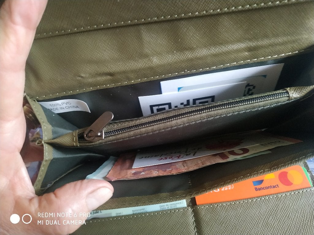 grand portefeuille porte-monnaie plus Desigual, Zo goed als nieuw, Met knipsluiting, Groen, Ophalen