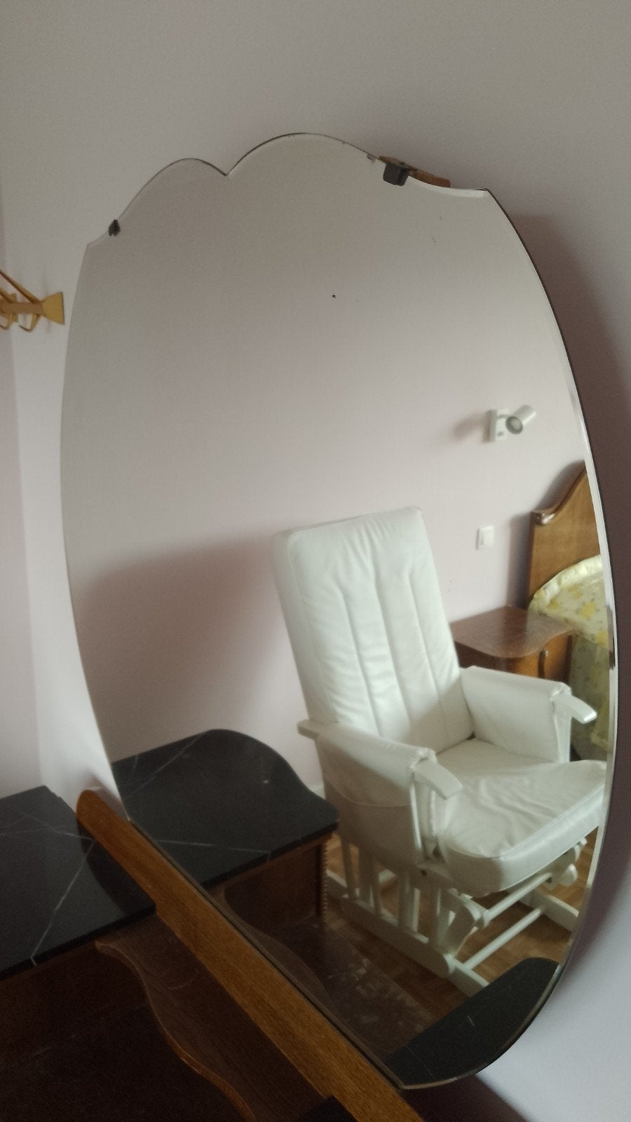 coiffeuse vintage + 2 tables de chevet/nuit, Maison & Meubles, Enlèvement, Utilisé, Autres formes