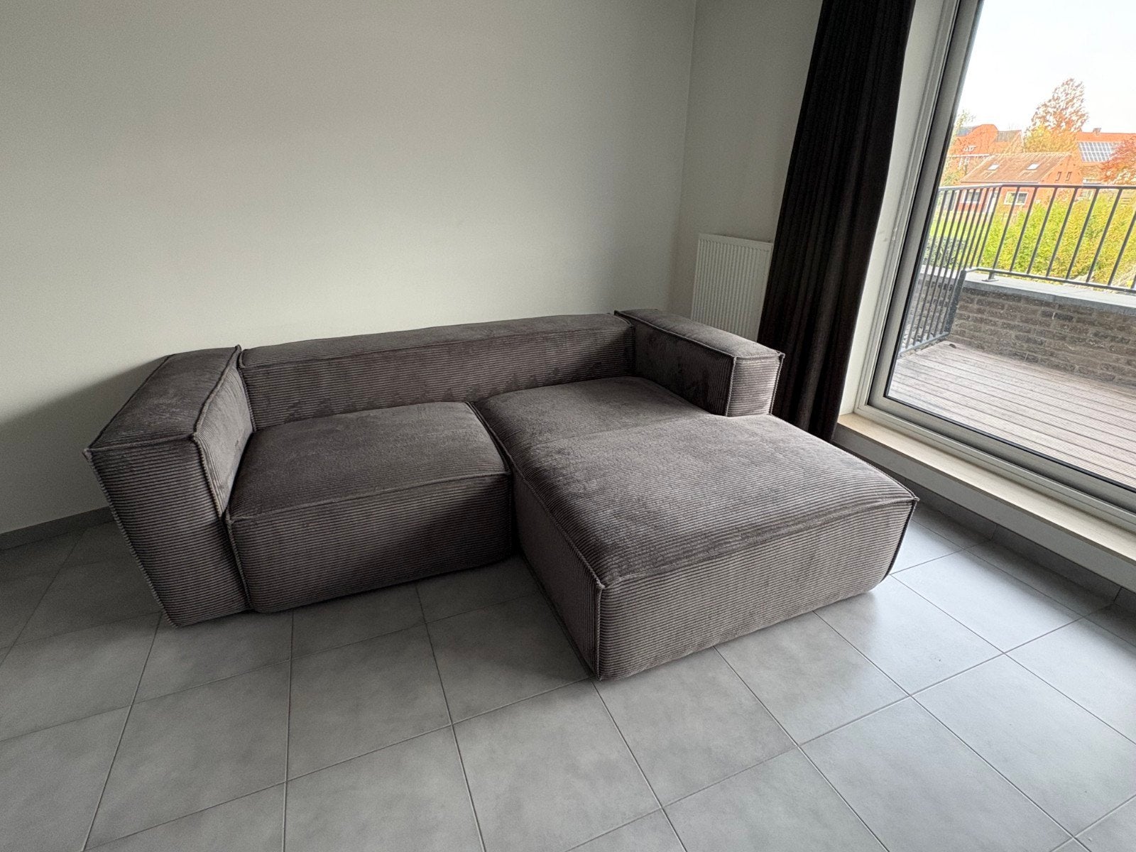 Kave Home: Blok 2-zitbank met chaise longue., Ophalen