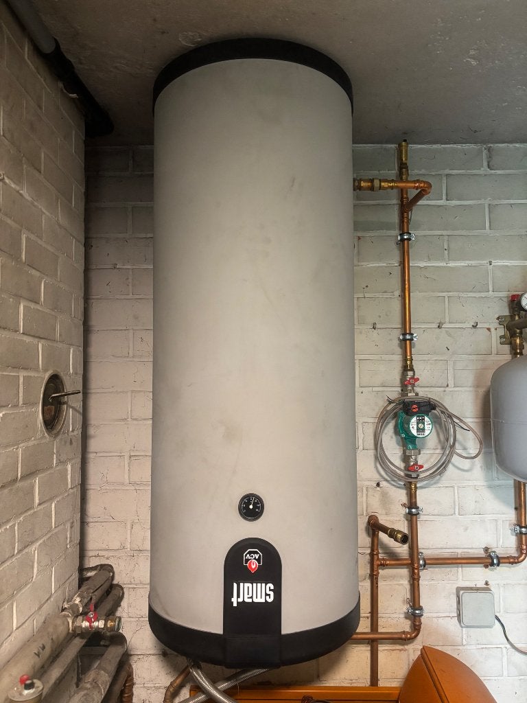 ACV Smart 210 CV-Boiler (Inox – 203L) | Geplaatst in 2020!, Bricolage & Construction, Boiler, Utilisé, 100 litres ou plus, 6 à 10 ans