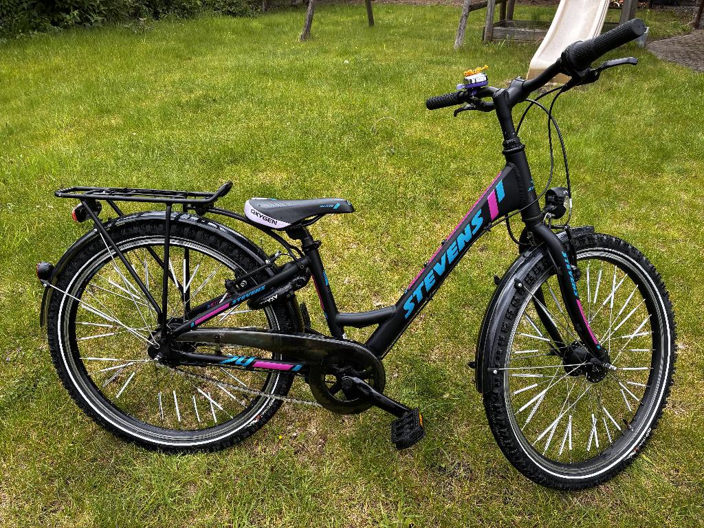 Stoere kinderfiets meisjes 24" met dubbele draagtas, Fietsen en Brommers, Fietsen | Kinderfietsjes, Ophalen, 20 inch of meer, Gebruikt