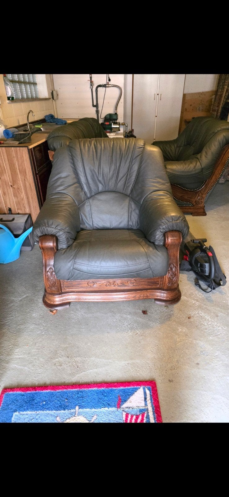 Luxe sofa jaren 90, Huis en Inrichting, Fauteuils, Ophalen, Hout