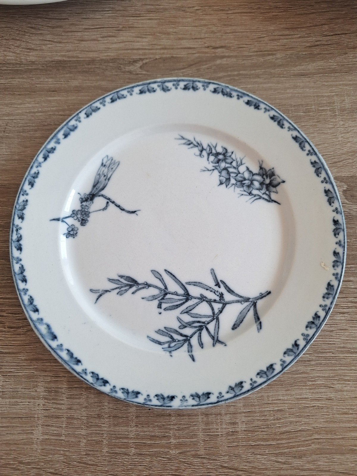 Assiette à dessert Sarreguemines., Enlèvement ou Envoi