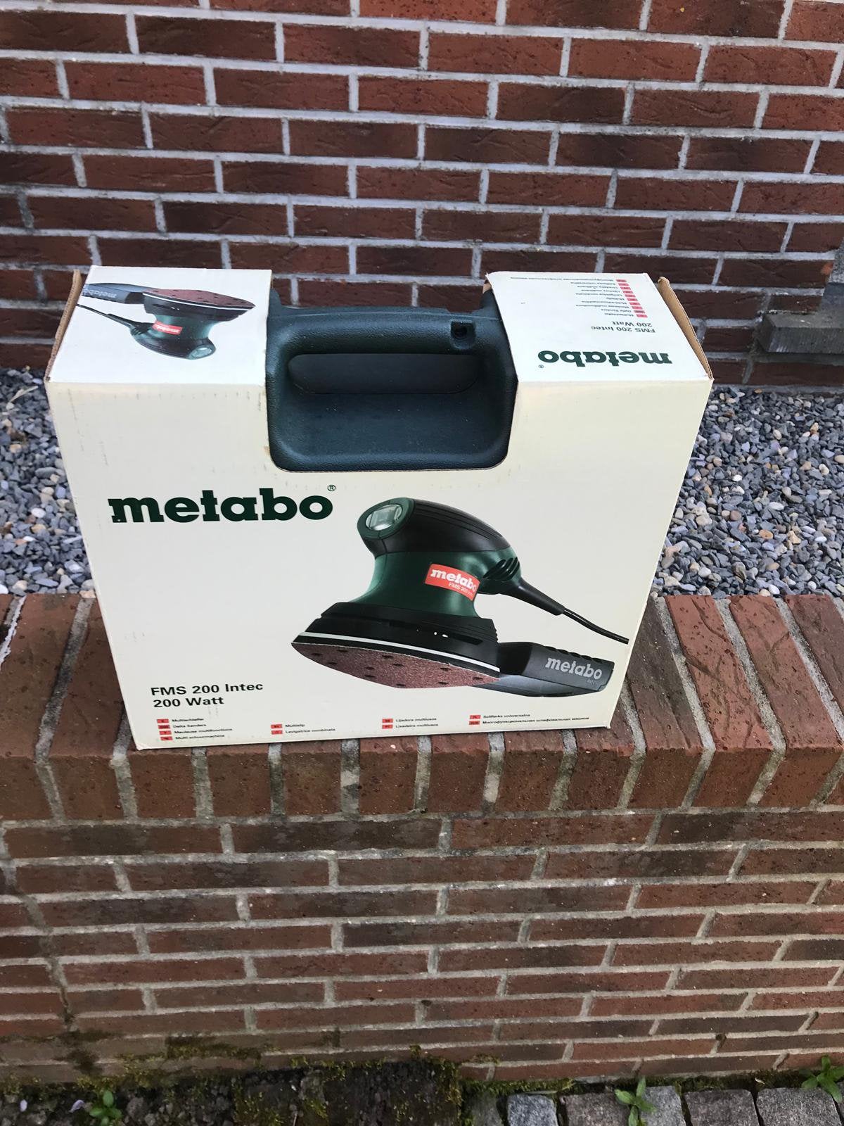 Metabo schuurmachine 2 keer gebruikt!, Ophalen of Verzenden, Zo goed als nieuw