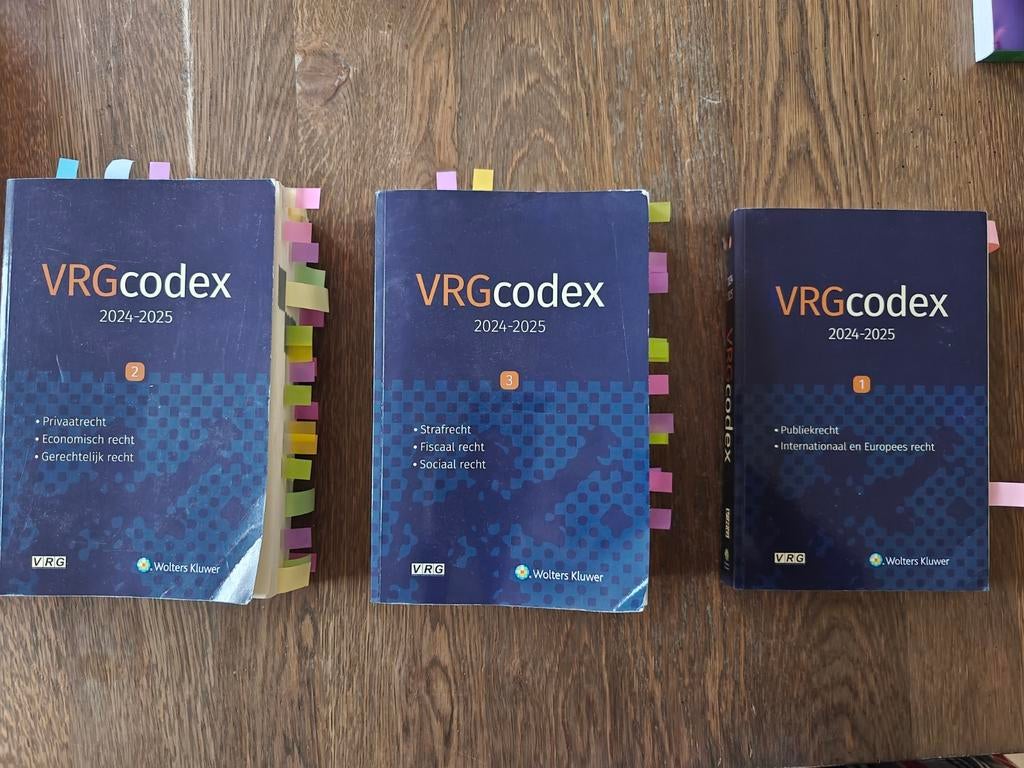 Codex VRG, Boeken, Studieboeken en Cursussen, Ophalen