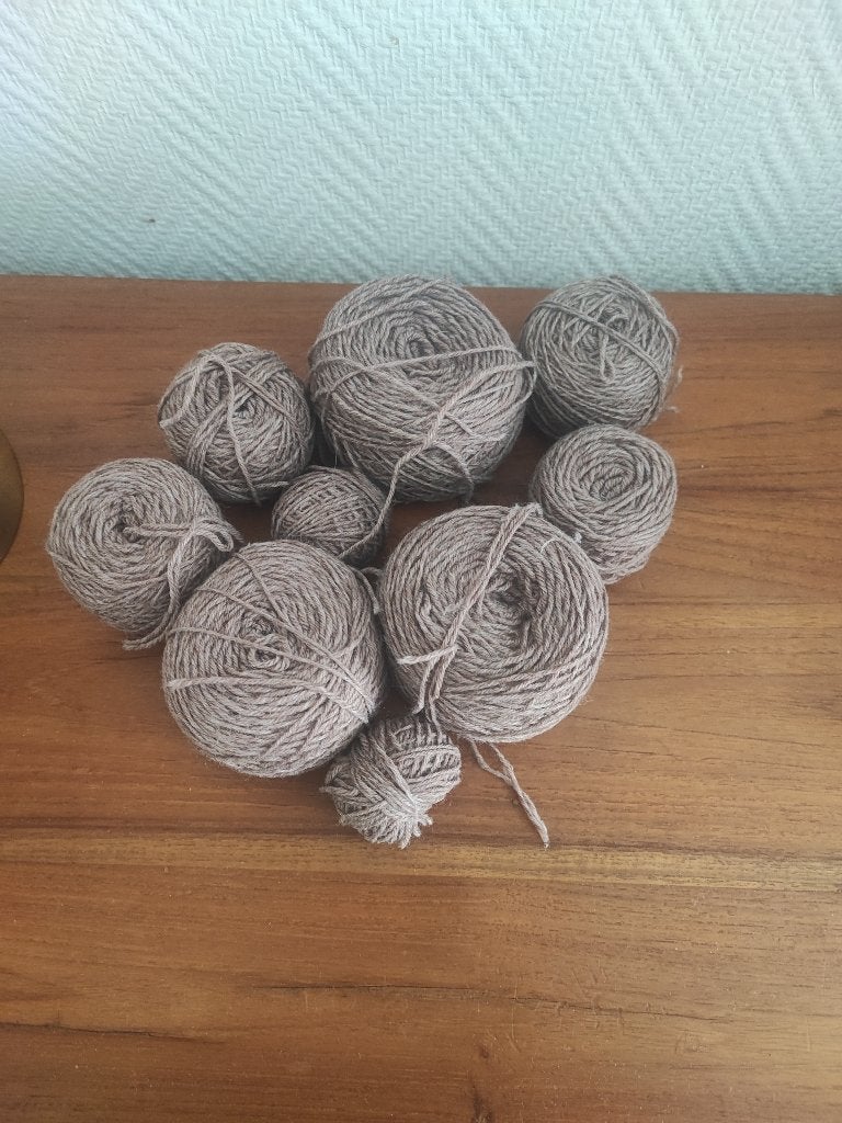 Lichtbruine wol €3 voor het lot, Enlèvement ou Envoi, Utilisé