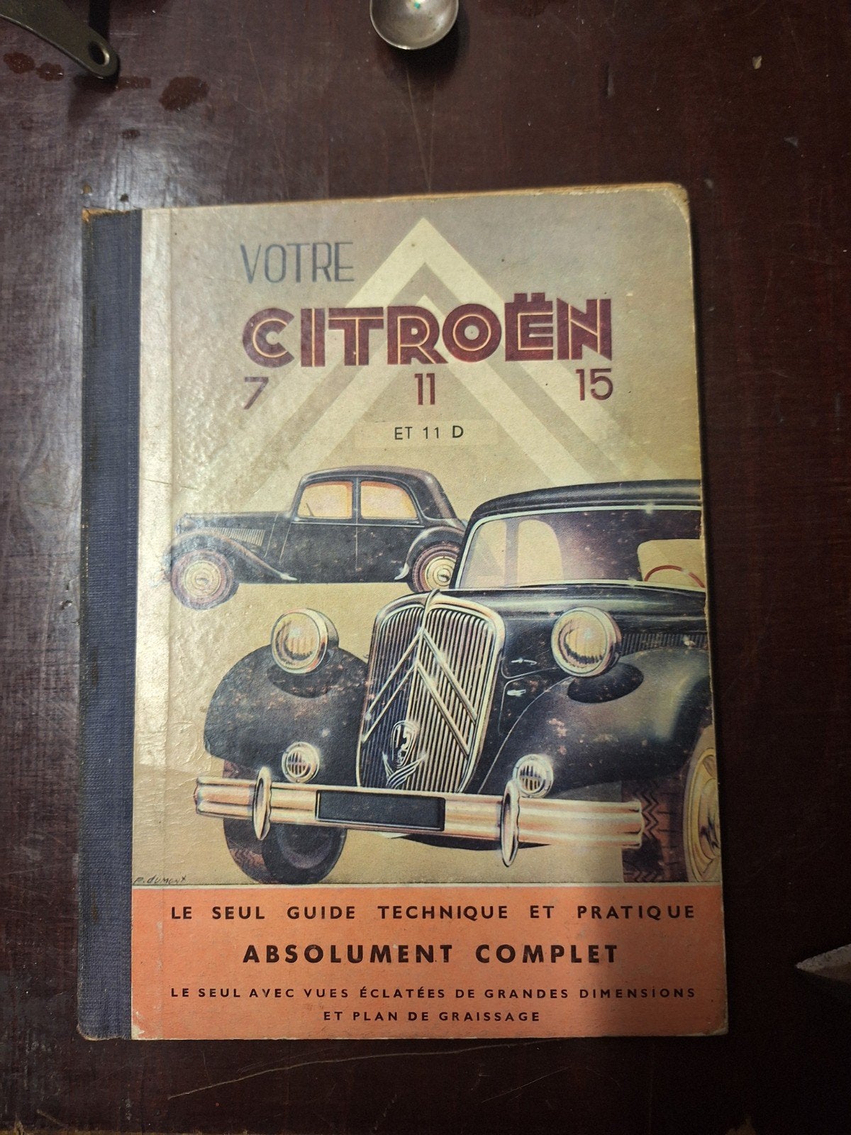 oude technische gids voor tractie van de Citroen 7 11 15, Ophalen of Verzenden