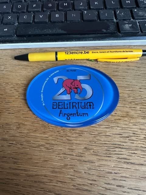 Delirium argentum taplens 25 jaar, Ophalen of Verzenden, Nieuw, Reclamebord, Plaat of Schild