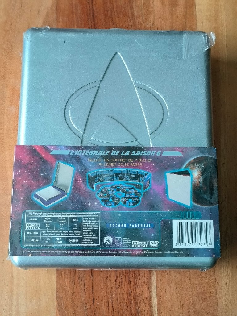 New old stock DVD Star Trek saison 6 (7discs), CD & DVD, DVD | Science-Fiction & Fantasy, Enlèvement ou Envoi, Tous les âges, Science-Fiction