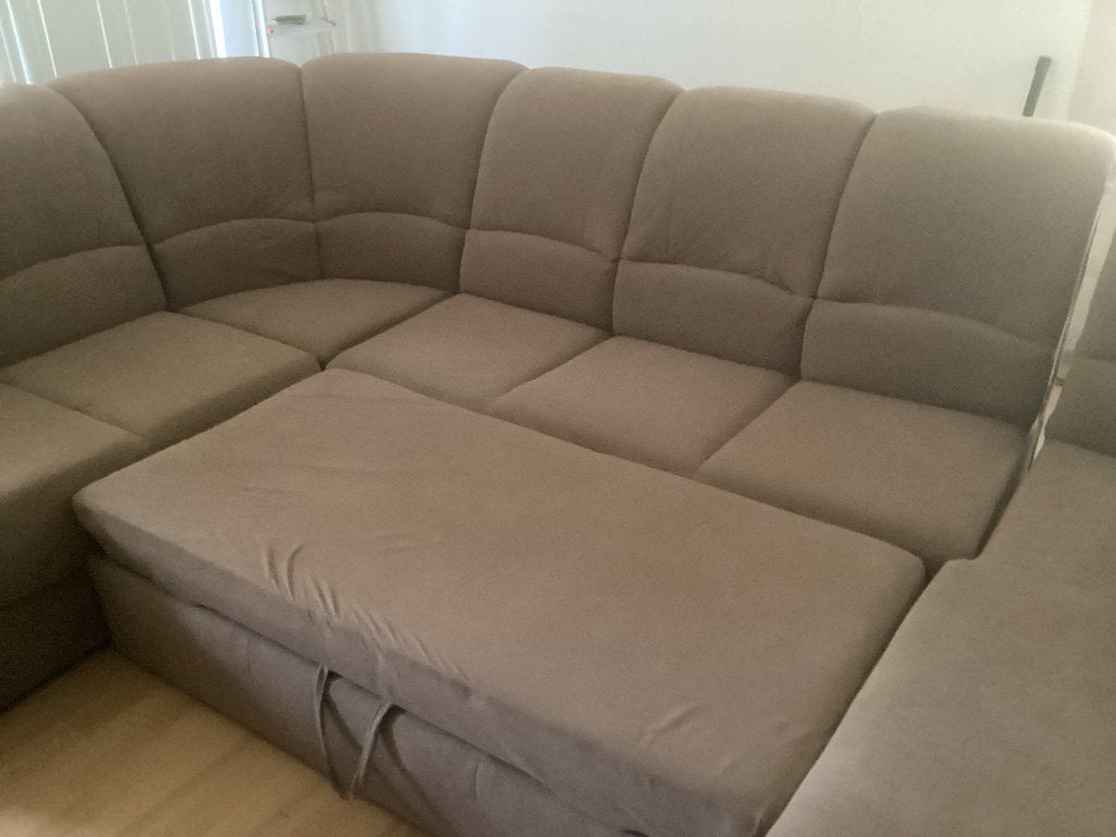 Ter overname slaapbank met chaise longue, Ophalen, Zo goed als nieuw
