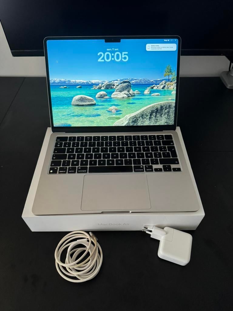 Macbook Air M2 2022, Enlèvement ou Envoi, Comme neuf, Azerty, MacBook