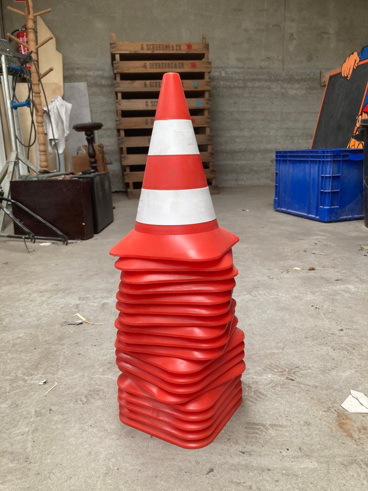 Cônes de signalisation, Enlèvement, Comme neuf