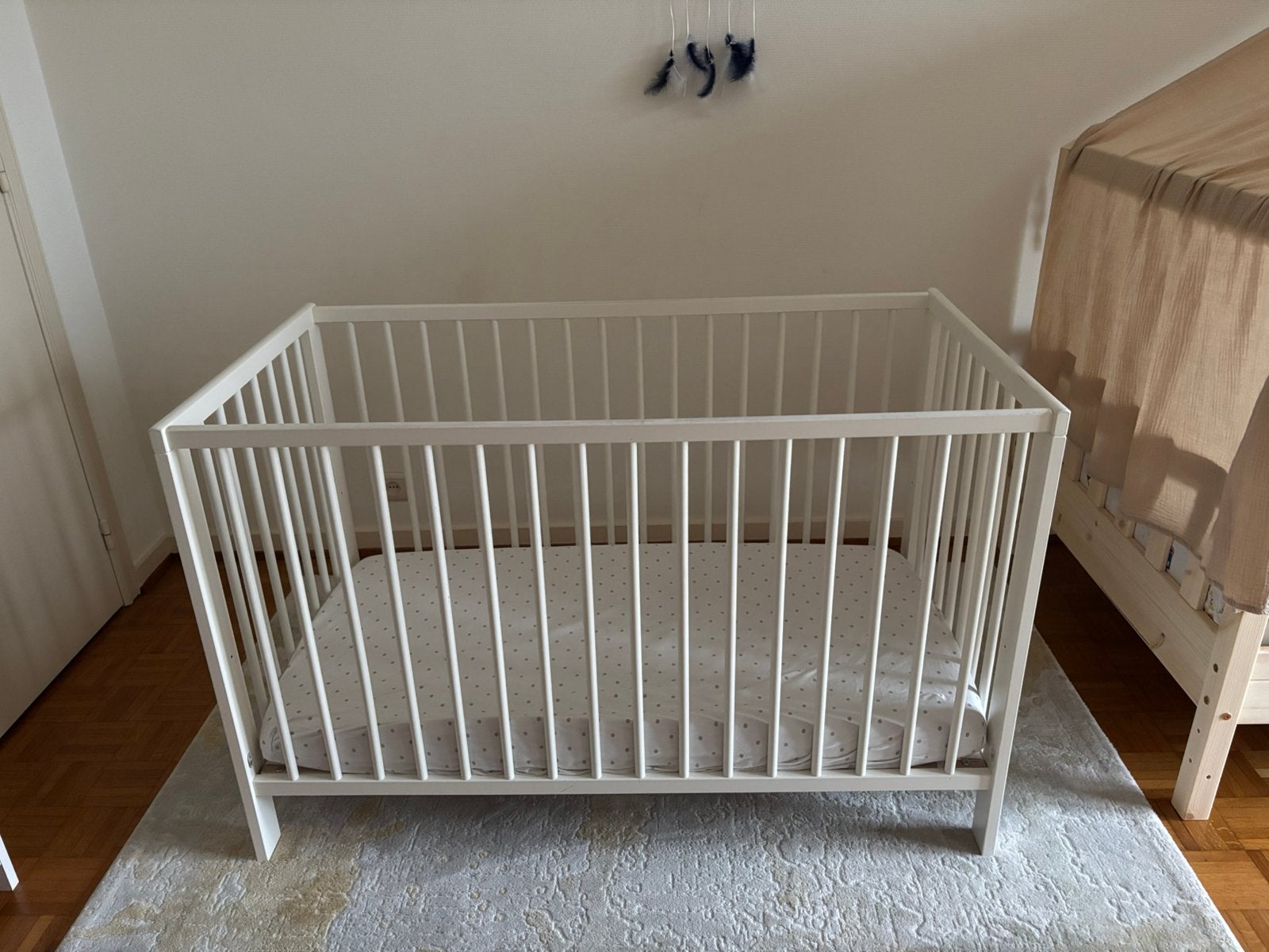 IKEA GULLIVER baby bedje 60x120 cm met matras, Kinderen en Baby's, Ophalen, Zo goed als nieuw