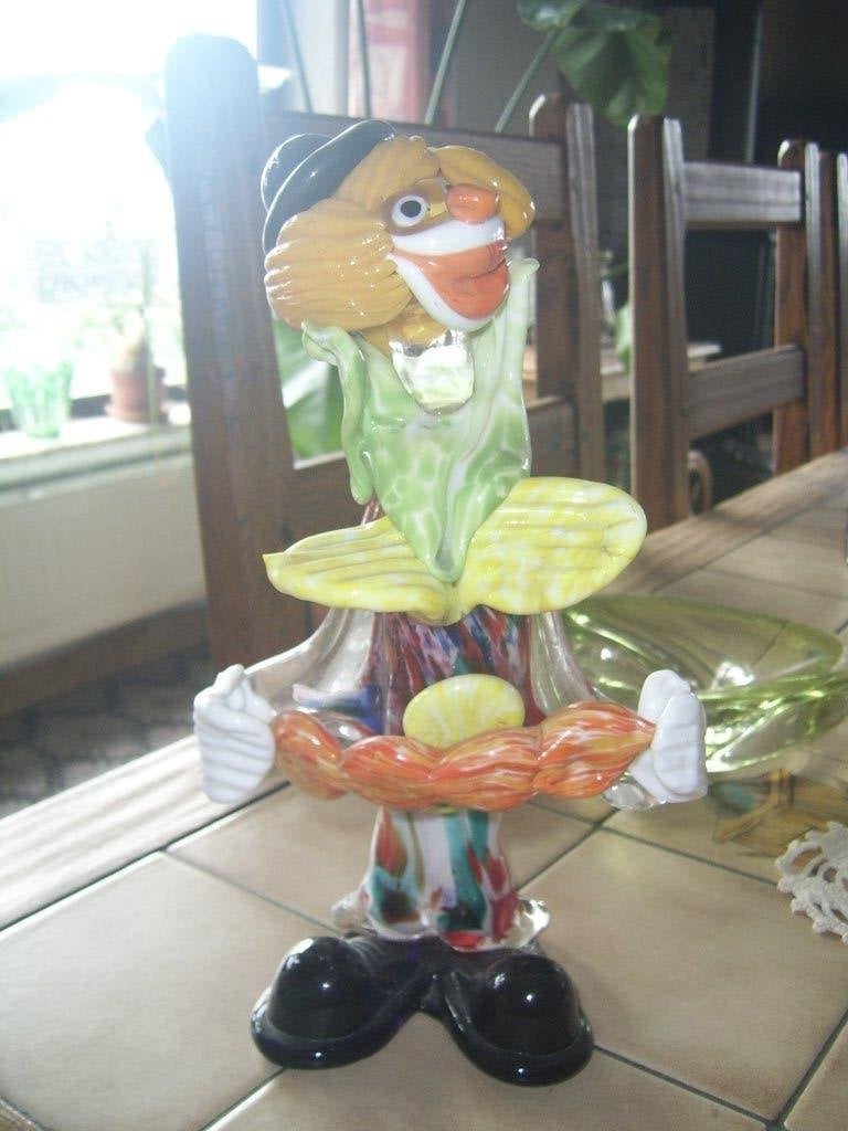 2 clowns en cristal de murano: prix pour un, Antiquités & Art, Enlèvement ou Envoi