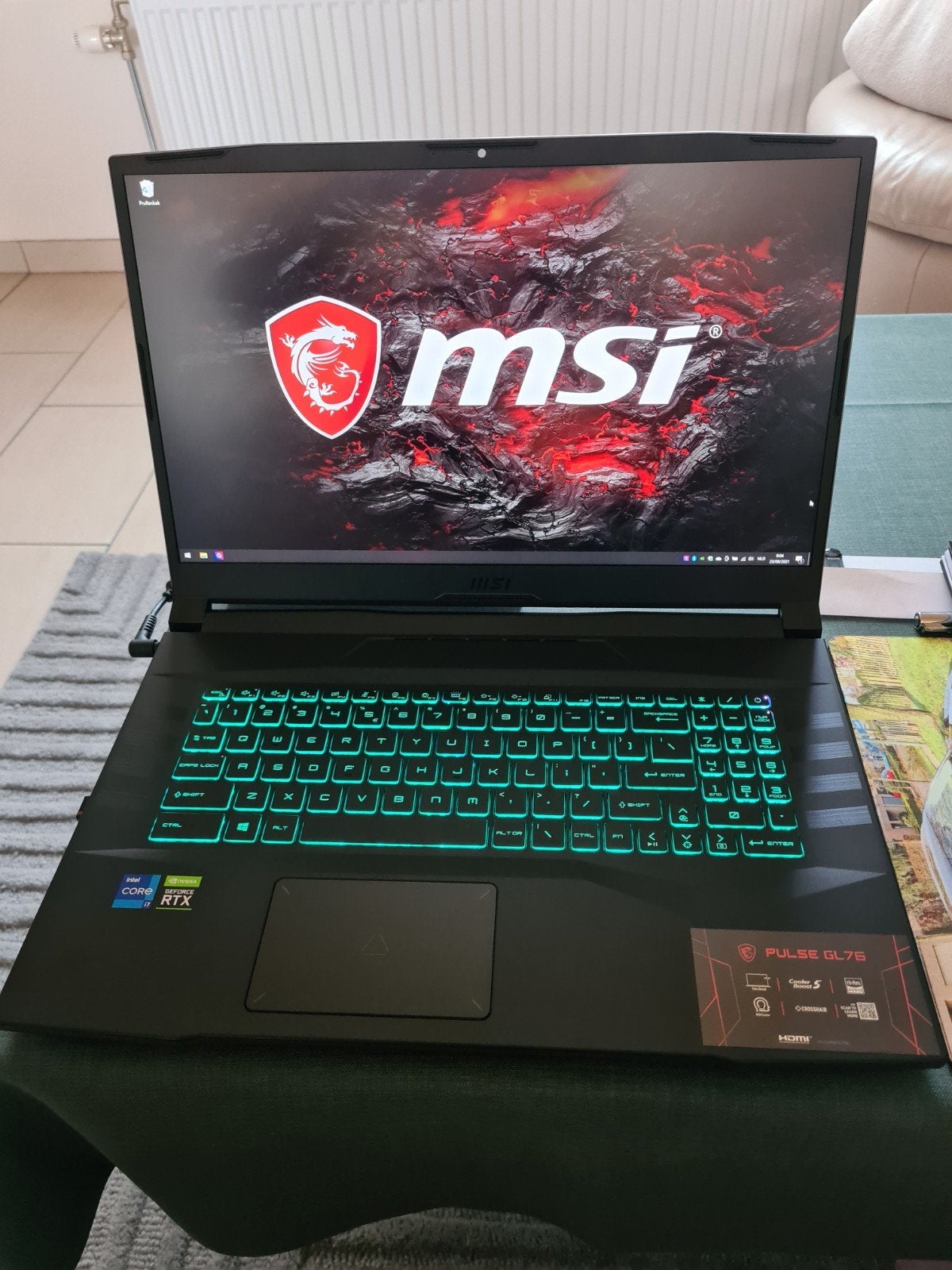 MSI 17,3 inch - intel i7 - 1 Tb ssd - 16 Gb ram - QWERTY, Informatique & Logiciels, Ordinateurs portables Windows, SSD, 4 GB, Qwerty