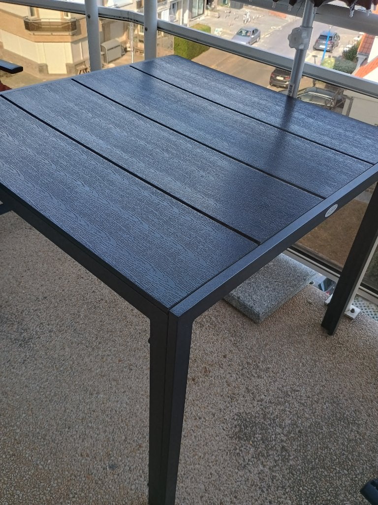 tuintafel, Tuin en Terras, Ophalen, Zo goed als nieuw, Vierkant, Aluminium